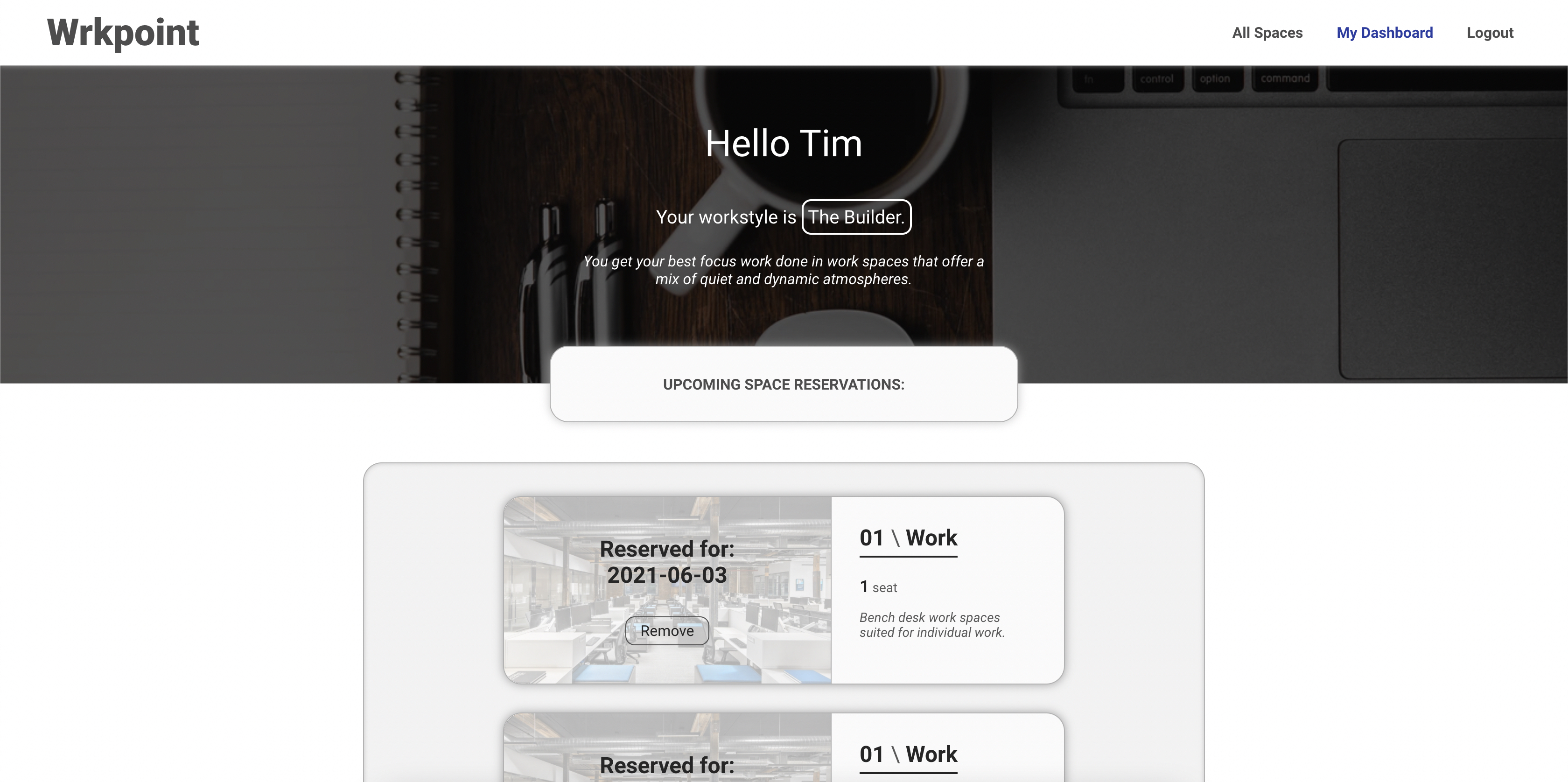 wrkpoint screenshot